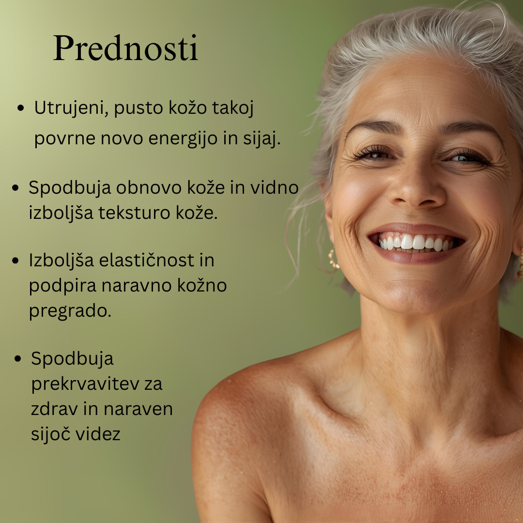 Matcha in avokadov piling za telo za globinsko vlaženje in negovanje