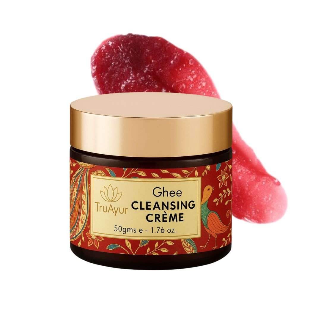 Osvetljevalna in čistilna krema za obraz z ghee