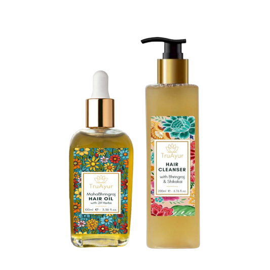 Kombinacija za popravljanje in revitalizacijo las (šampon in olje za lase)