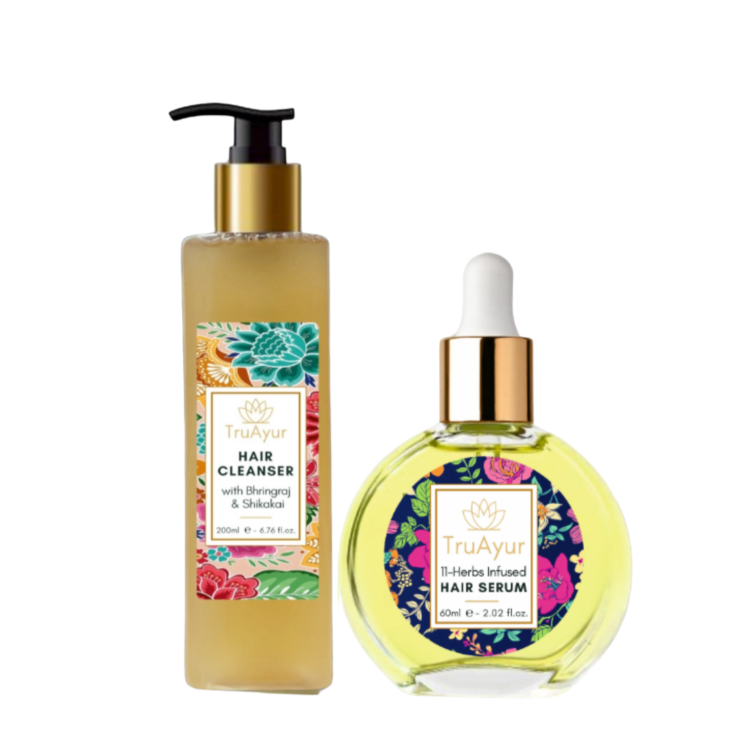 Kombinacija za vlaženje las (šampon in serum za lase)