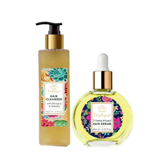 Kombinacija za vlaženje las (šampon in serum za lase)