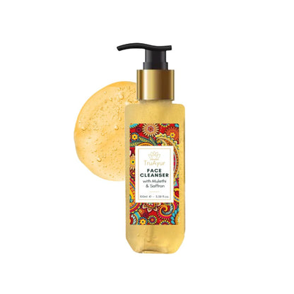 Duo za svež obraz s šafranom iz Kašmirja in Mulethi (čistilo za obraz in gel za obraz Aloe Fresh)