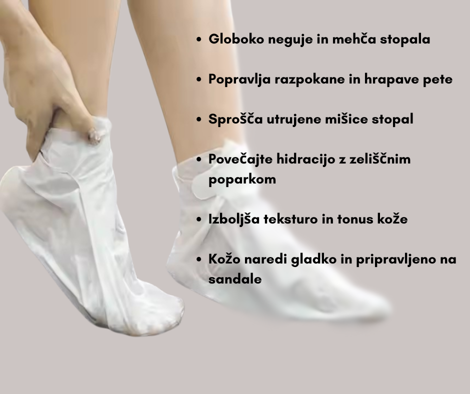 Ayurvedska maska za noge z zelišči (pakiranje po 2)