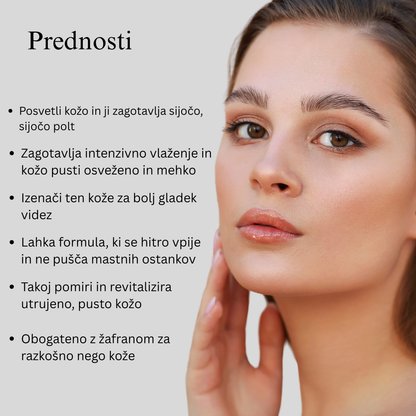 Aloe Fresh Gel za obraz s Kashmiri Kesarjem in Mulethi za sijočo kožo in globinsko vlaženje