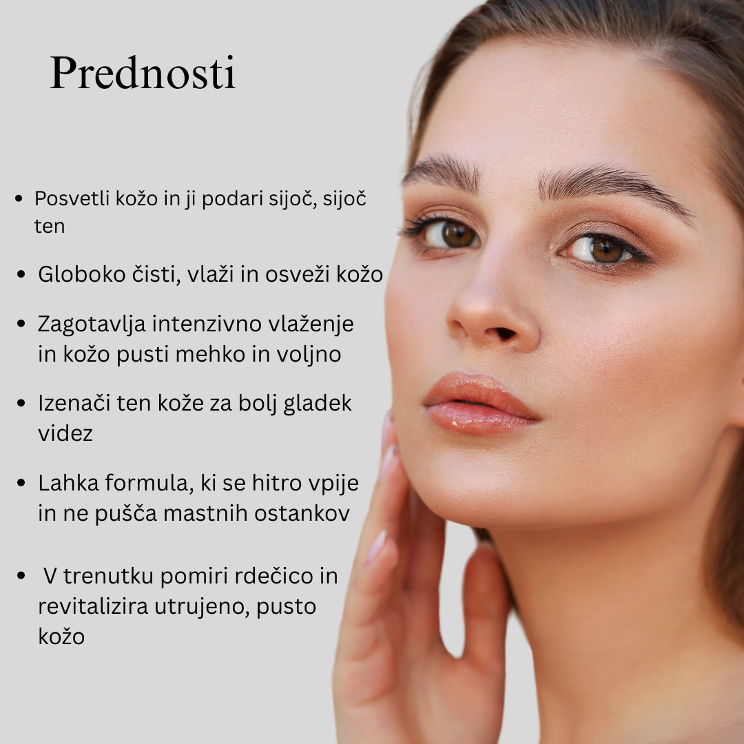 Duo za svež obraz s šafranom iz Kašmirja in Mulethi (čistilo za obraz in gel za obraz Aloe Fresh)