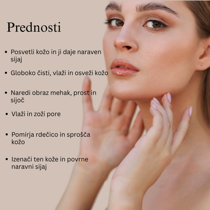 Ritual za sijočo kožo (dnevna krema z 24-karatnim zlatom in čistilo za obraz)