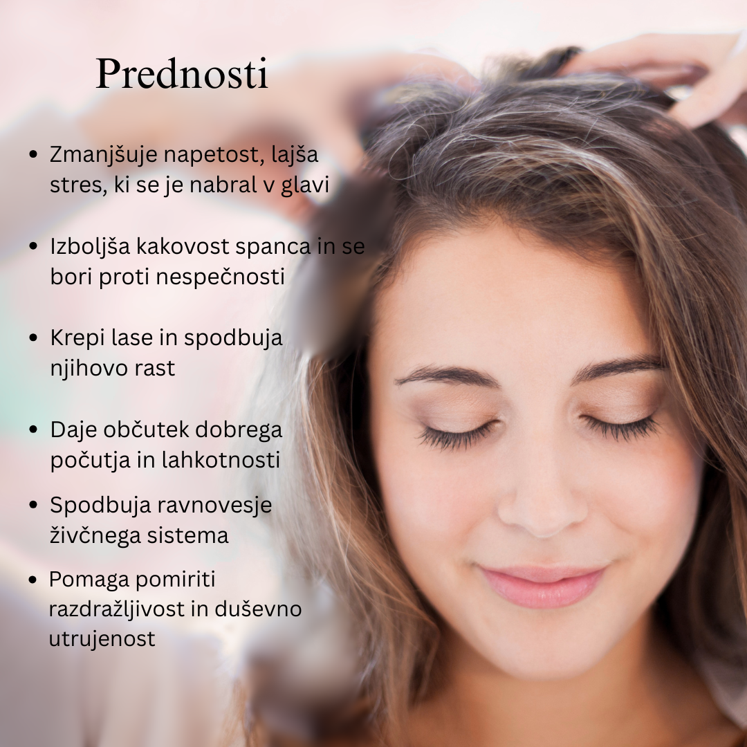 29 zeliščni ajurvedski olje za masažo lasišča za lajšanje stresa, revitalizacijo las in spodbujanje sprostitve