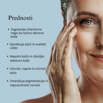 Anti-aging ritual z 24-karatnim zlatom (olje za obraz in nočna krema Sanjeevani Amrit)