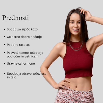 10 zeliščno olje za popek za hormonsko ravnovesje, sijočo kožo in ravnovesje ohlapne, suhe in gubaste kože