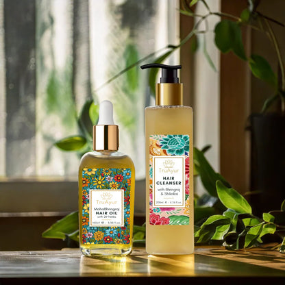 Kombinacija za popravljanje in revitalizacijo las (šampon in olje za lase)